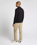 Remus Uomo Longsleeve Pique Polo Black