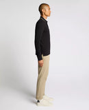 Remus Uomo Longsleeve Pique Polo Black