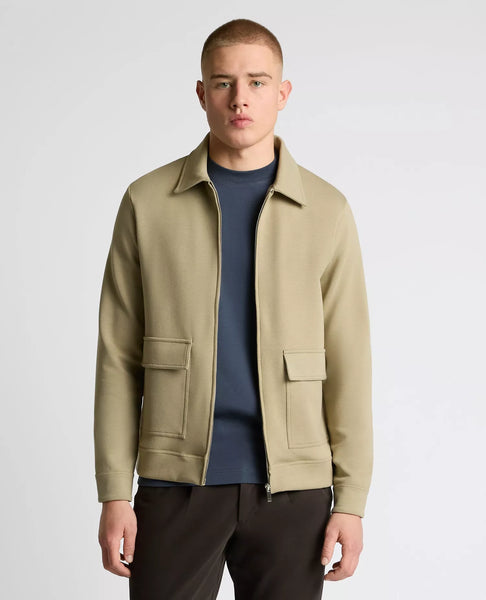 Remus Uomo Zip Shacket Sand