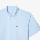 Lacoste Short Sleeve Oxford Light Blue