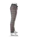 Alberto Glen Check Hybrid Slack Grey