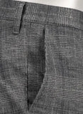 Alberto Glen Check Hybrid Slack Grey