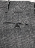 Alberto Glen Check Hybrid Slack Grey