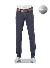 Load image into Gallery viewer, Alberto Pipe Stretch Jean Blue
