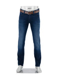 Alberto Pipe Lefthand Denim Jean Navy