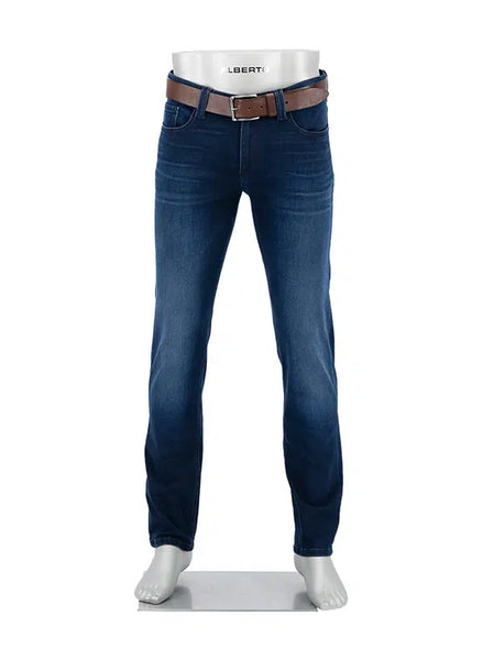 Alberto Pipe Lefthand Denim Jean Navy