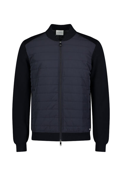 Roy Robson Quilted Bomber Jacket Navy