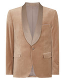 Remus Uomo Romero Velvet Shawl Jacket Ivory