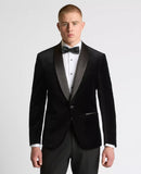 Remus Uomo Velvet Romeo Tuxedo Jacket Black