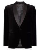 Remus Uomo Velvet Romeo Tuxedo Jacket Black