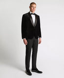 Remus Uomo Velvet Romeo Tuxedo Jacket Black