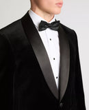 Remus Uomo Velvet Romeo Tuxedo Jacket Black