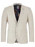 Spin Check Tyler Jacket Beige