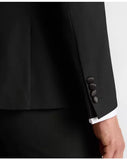 Remus Uomo Double Breast Tuxedo Jacket Black