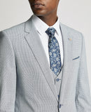 Remus Uomo Matteo Check Jacket Light Blue