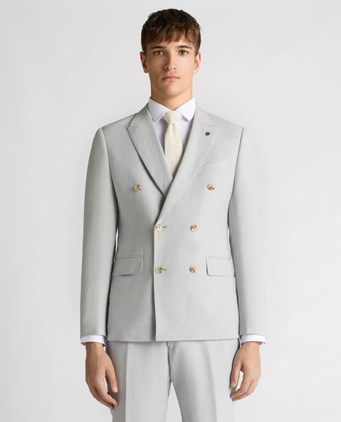 Remus Uomo Double Breasted Marino Jacket Light Blue