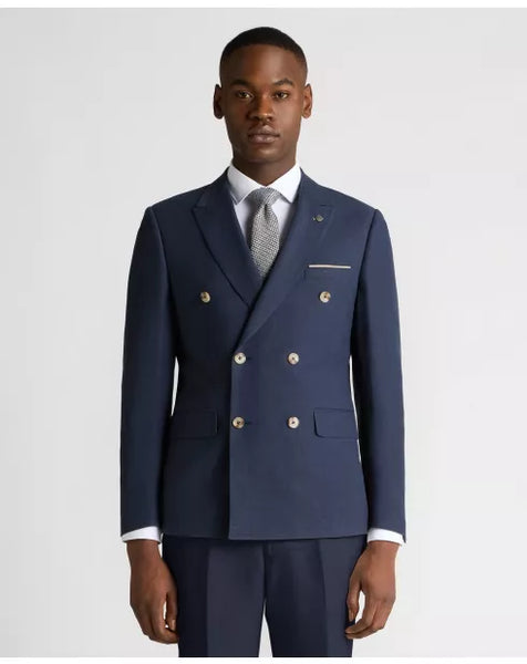 Remus Uomo Double Breasted Marino Jacket Navy