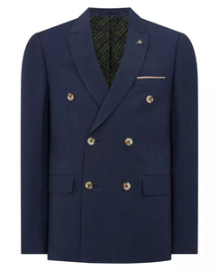 Remus Uomo Double Breasted Marino Jacket Navy