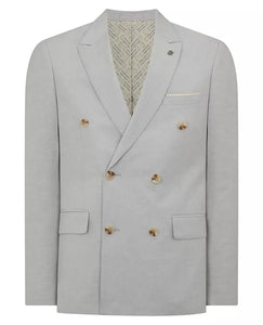 Remus Uomo Double Breasted Marino Jacket Light Blue