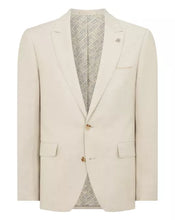 Load image into Gallery viewer, Remus Uomo Linen Peppe Jacket Stone
