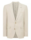 Remus Uomo Linen Peppe Jacket Stone