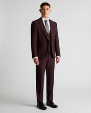 Load image into Gallery viewer, 12289/Massa             Plain/Slim 68 Burgundy
