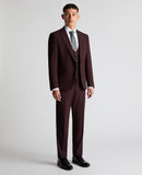 Remus Uomo Massa  Slim Trouser Burgundy