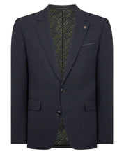 Load image into Gallery viewer, 12290/Matteo           Check Slim 78 Navy
