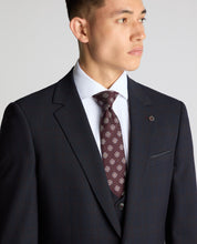 Load image into Gallery viewer, 12290/Matteo           Check Slim 78 Navy

