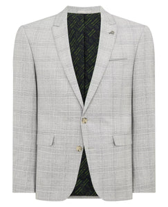 Remus Uomo Check Monza Jacket Light Grey