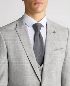 Remus Uomo Check Monza Jacket Light Grey