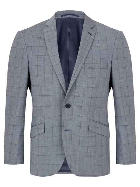 Daniel Grahame Check Dale Jacket Blue