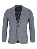 Spin Tyler Check Suit 2pc Blue