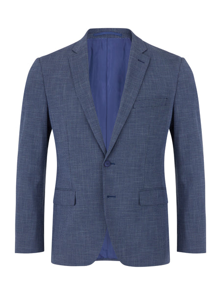 Daniel Grahame Check Damon Jacket Blue