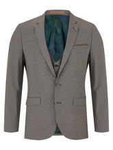 Load image into Gallery viewer, Remus Uomo Beige Lazio 3 Piece Suit 32180/Minicheck 95 Tan
