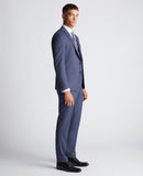Remus Uomo HBone Matteo 3pc Suit Blue