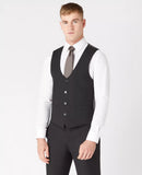 Remus Uomo Luca Waistcoat Black