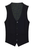 Remus Uomo Luca Waistcoat Black
