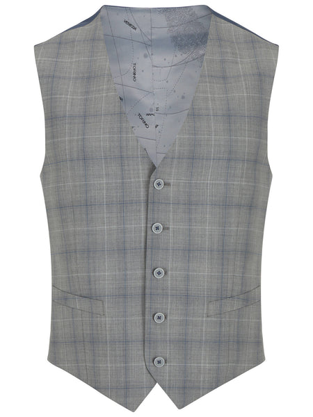 Remus Uomo Lucian Waistcoat Grey