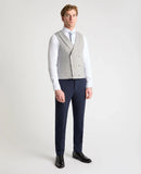 Remus Uomo Rino Double Breast Waistcoat Lt Grey