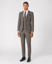 Load image into Gallery viewer, Remus Uomo Taupe Laurino Mix + Match Suit Waistcoat 52183/Check 98 Brown
