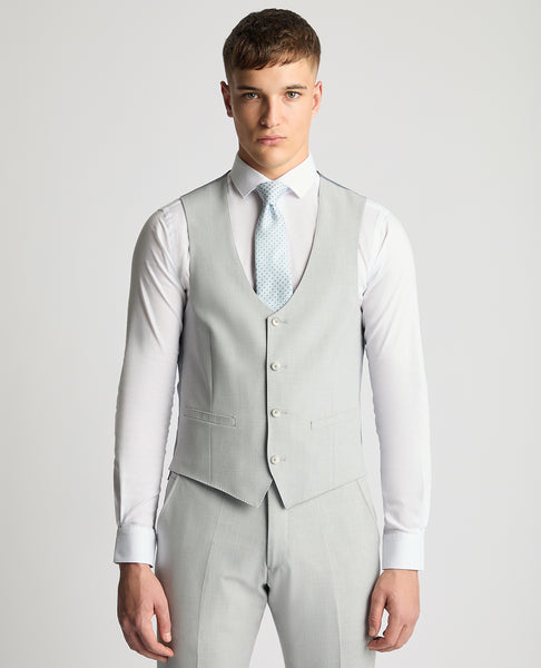 Remus Uomo Massa Waistcoat Light Grey