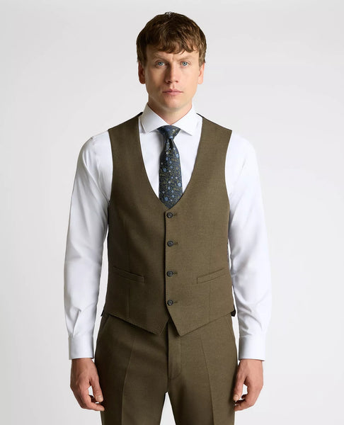 Remus Uomo Monza Waistcoat Sage