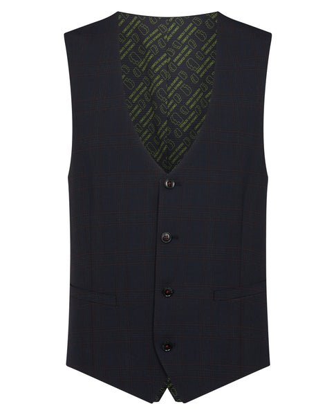 Remus Uomo Slim Check Matteo Navy