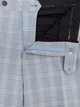 Load image into Gallery viewer, Spin Cruz Check Trousers Light Blue
