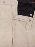 Spin Tyler Check Trouser Sand