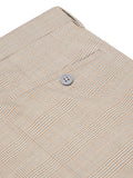 Spin Tyler Check Trouser Sand