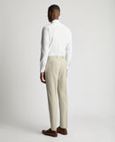 Remus Uomo Mario Slim Linen Trousers Sand