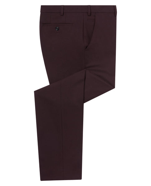 Remus Uomo Massa  Slim Trouser Burgundy
