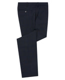 Remus Uomo Matteo Slim Check Trousers Navy